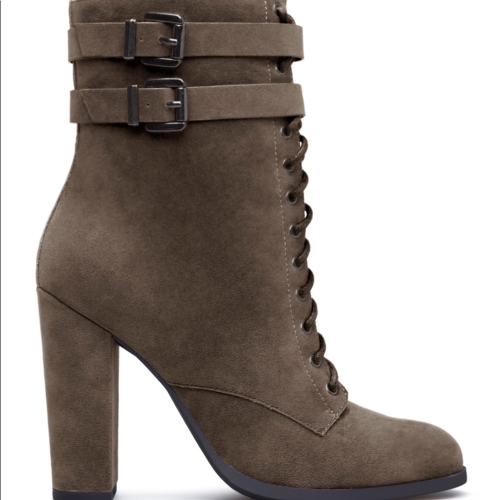Olive Green Bootie